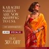 Shipping Indian Clothing Saris to USA for cheap