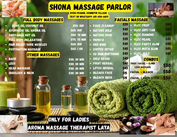 LSMP LLC massage parlor certified Aroma therapist 